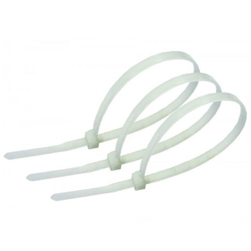 Стяжки нейлоновые Fortisflex КСС 5x400 (б) (100шт.)  картинка